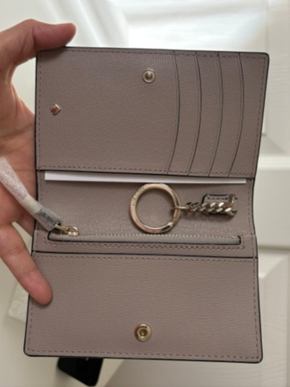 Kate Spade Margaux Small Keyring Wallet Black - Picture 6 of 13